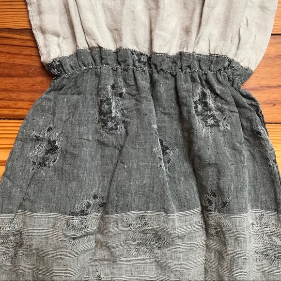 Nurture Beige Gray Linen Dress, EUC, S - Picture 11 of 14